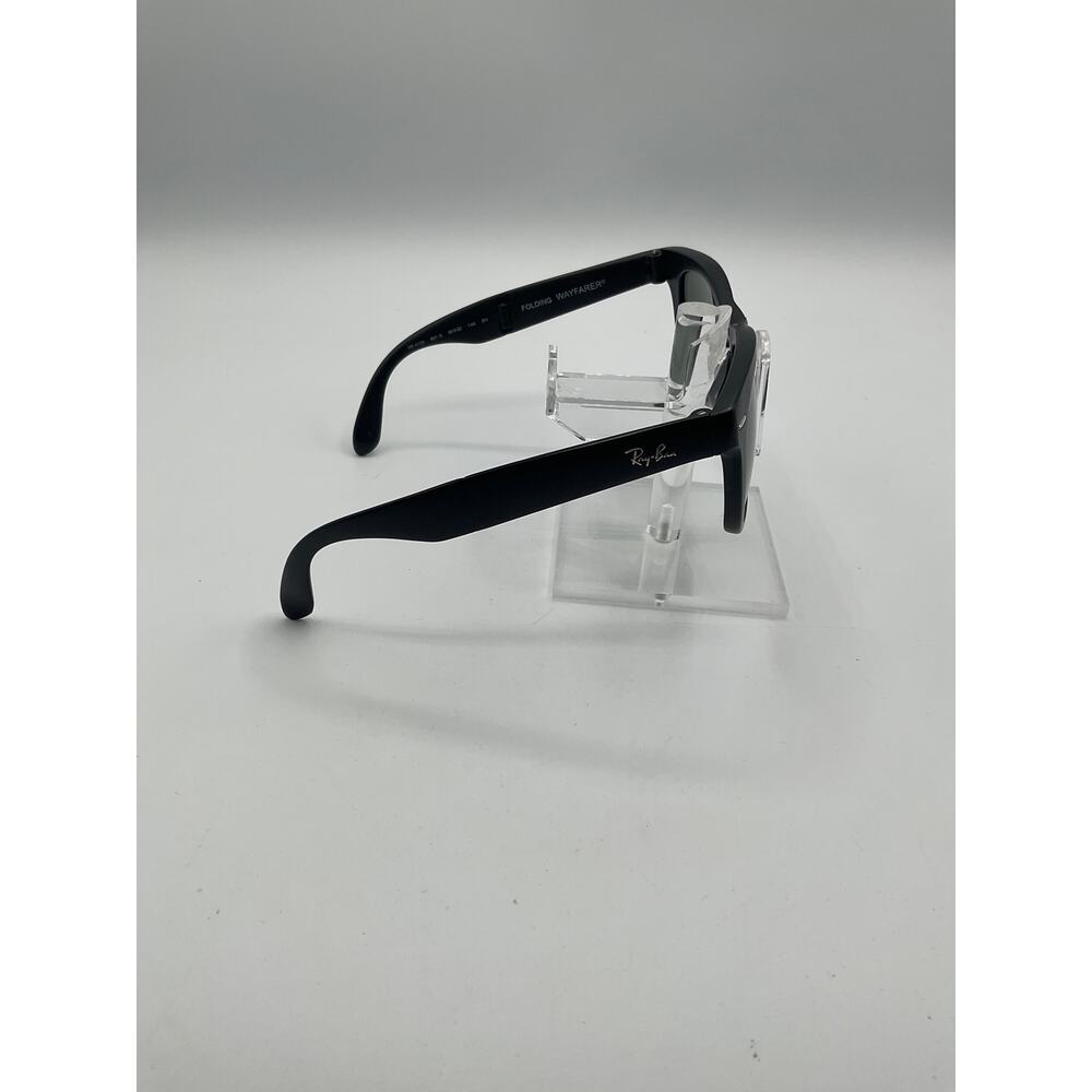 Ray Ban Wayfarer Folding Sunglasses, RB 4105- Black - Picture 2 of 7